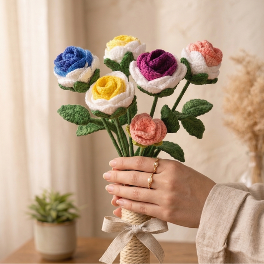 Handcrafted Assorted Flower Bouquet