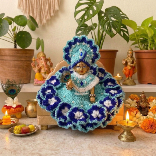 Crochet Laddu Gopal Dress (Poshak)